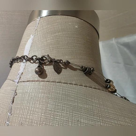 VTG CHICO'S Double Strand Necklace. 19" - Picture 5 of 6